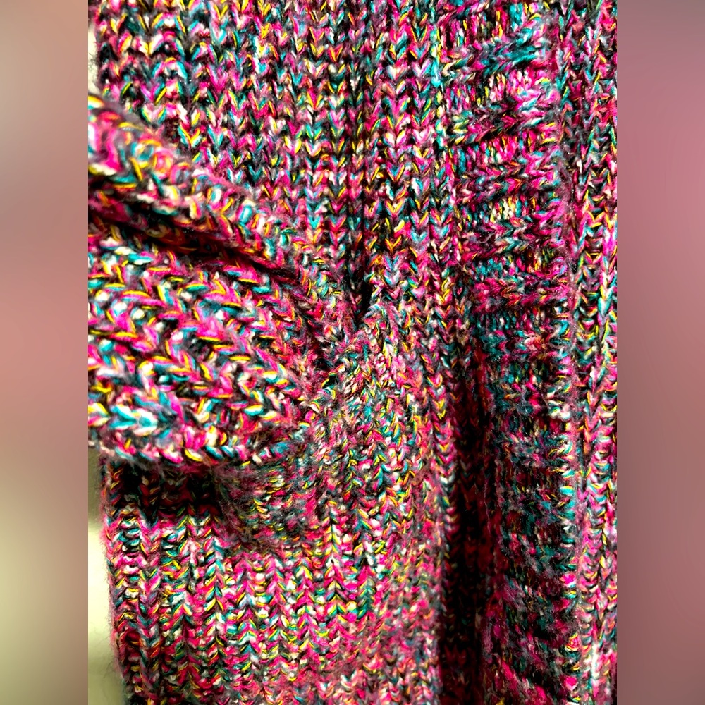 Multi-Colored Knit Cardigan from Mossimo (Size XS) - Picture 4 of 7